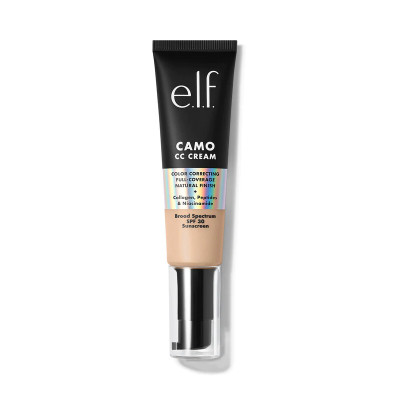 E.L.F. Camo CC Cream Base con Cobertura Completa FAIR 120 N