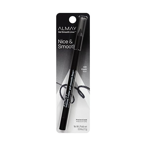 Almay - Gel Smooth Eyeliner - Delineador para ojos - 031 BLACK - NEGRO